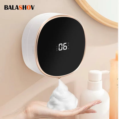 280ml Touchless Motion Sensor Soap Dispenser - Wall-Mounted Liquid Soap Dispenser with 1200mAh Battery